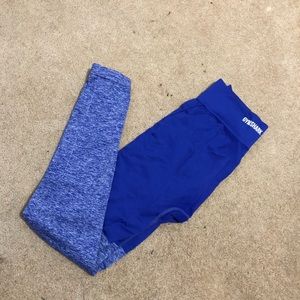 Gymshark two tone seamless leggings